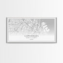 Copenhagen Street Map, Denmark Map, Map Print, Minimalist Art, Wall Art, Canvas Art, Modern Room Décor, RV Wall Décor, Gift For Pilot