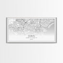 Dublin Street Map, Ireland Map, Map Art, Minimalist Art, Wall Art, Canvas Art, Game Room Décor, Man Cave Wall Décor, Industrial Décor
