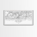 Fort Worth Map, Texas Map, Map Art, Minimalist Art, Wall Art, Canvas Art, Lake House Décor, RV Wall Décor, Birthday Gift, Office Wall Print