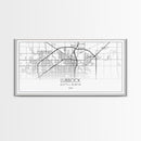 Lubbock City Map, Texas Map, Map Art, Modern Art, Wall Art, Canvas Art, Gift For Women, Living Room Wall Art, Wall Hanging, Texas Wall Art