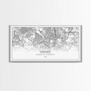 Madrid City Map, Spain Map, Map Art, Modern Art, Wall Art, Canvas Art, Europe Wall Art, Girl Room Décor, Mens Gift, Preppy Wall Art, Office