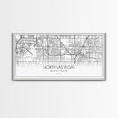 North Las Vegas City Map, Nevada Art, Map Print, Minimalist Wall Art, Wall Art, Canvas Art, Gamer Room Décor, Teacher Gift, Teen Boy Décor
