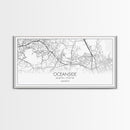 Oceanside City Map, California Art, Map Print, Minimalist Wall Art, Wall Art, Canvas Art, Beach House Wall Art, Landscape Wall Art, Prints