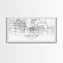 Overland Park City Map, Kansas Art, Map Print, Minimalist Wall Art, Wall Art, Canvas Art, Gift For Realtor, Boho Wall Hanging, Southern Art
