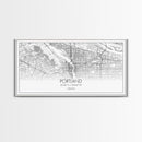 Portland City Map, Oregon Art, Map Print, Minimalist Wall Art, Wall Art, Canvas Art, New Home Gift, Gaming Wall Décor, Man Cave Art, Prints