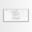 Saint Petersburgh City Map, Russia Art, Map Print, Minimalist Wall Art, Wall Art, Canvas Art, European Wall Art, Home Décor Prints, Office