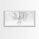 Salem City Map, Oregon Art, Map Print, Minimalist Wall Art, Wall Art, Canvas Art, Country Home Wall Art, Office Décor, First Home Gift