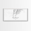 Salt Lake City Map, Utah Art, Map Print, Minimalist Wall Art, Wall Art, Canvas Art, Gift For Couples, Dorm Room Art, Rustic Wall Décor