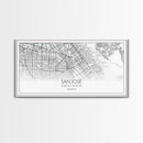 San Jose City Map, California Art, Map Print, Modern Wall Art, Wall Art, Canvas Art, Modern Office Art, Above Bed Décor, Prints Wall Art