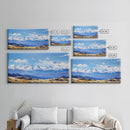Mountains Wall Art, Mountain Landscape, Panoramic Landscape, Wall Art, Canvas Wall Art, Landscape Art Print, Tiny House Décor, Gift For Him