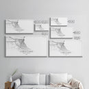 Corpus Christi Street Map, Texas Map, Map Print, Minimalist Art, Wall Art, Canvas Art, Homeschool Gifts, College Dorm Décor, Tiny Home Décor