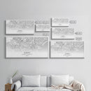 Dublin Street Map, Ireland Map, Map Art, Minimalist Art, Wall Art, Canvas Art, Game Room Décor, Man Cave Wall Décor, Industrial Décor