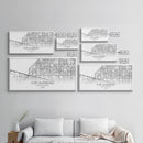Fort Lauderdale Map, Florida Map, Map Art, Minimalist Art, Wall Art, Canvas Art, Gift For Newlyweds, Boys Room, Billiard Room Décor, Prints