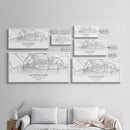 Montgomery City Map, Alabama Map, Map Art, Minimalist Wall Art, Wall Art, Canvas Art, Farmhouse Wall Art, Girlfriend Gift, Teen Room, Office