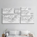 Moreno Valley City Map, California Map, Map Art, Minimalist Wall Art, Wall Art, Canvas Art, Horizontal Print, PHD Graduation Gift, Office