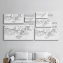 Riverside City Map, California Art, Map Print, Minimalist Wall Art, Wall Art, Canvas Art, Dorm Room Décor, Gift For Husband, Cabin Wall Art
