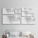 Spokane City Map, Washington Art, Map Print, Modern Wall Art, Wall Art, Canvas Art, Family Room Wall Art, Landscape Art Print, Military Gift