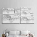 Tacoma City Map, Washington Art, Map Print, Modern Wall Art, Wall Art, Canvas Art, Gift For The Home, Farmhouse Wall Décor, City Wall Art