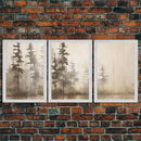 FRAMED Olive Green and Beige Art 3 Panel Set Beach Landscape Painting Framed Wall Art Large Prints Art Framed Landscape Art Print Giclee