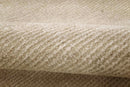 2x3, 5x8 and 8x10 Solid Beige Rug, Low Pile, No Shedding | TRD162