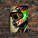 Motorcycle wall art framed print, Motorcycle poster print, MotoGP art, Motorcycle gifts, Motorcycle gift, Biker gift ready to hang print