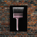 Paint Brush Wall Decor, Brush Art, Craft Room Wall Art, Minimalist Print, Wall Decor, Canvas Print, Wall Art, Framed Canvas