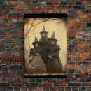 Horror Art, Occult Art, Goth Wall Art, Witch Wall Decor, Black And White Art, Canvas Print, Wall Art, Vertical Print, Home Decor, Wall Decor