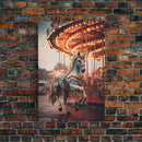 Vintage Circus Photography Print, Framed Canvas Art, Cool Wall Art, Circus Art, Circus Poster, Printable Wall Art, Pop Art