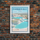 Pamukkale Wall Art, Turkey Poster, Eurasia Wall Print, Travel Wall Print, Travel Poster, Travel Wall Art, Canvas Wall Print