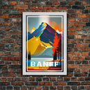 Canada Wall Art, Canada Art Print, Banff, Alberta, Travel Wall Print, Travel Poster, Travel Artwork, Travel Wall Art, Canvas Wall Print