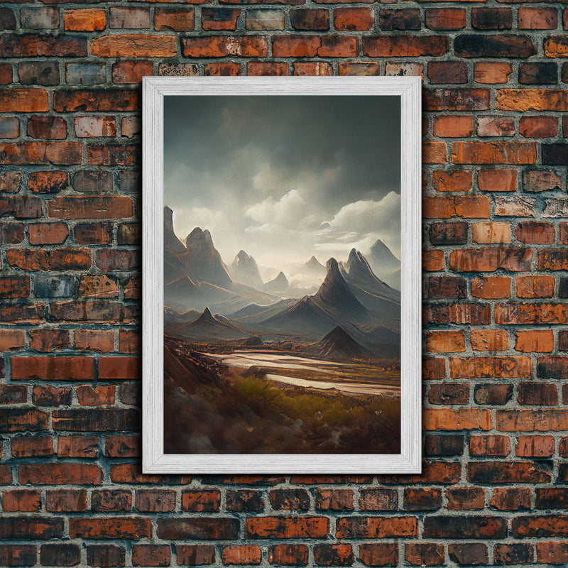 Arizona wall art, canvas print, desert, rocks, mountains, steppes, cool nature wall decor