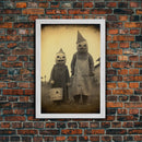 Horror Decor, Spooky Room Decor, Spooky Halloween, Dark Wall Art, Occult Art, Canvas Print, Wall Art, Vertical Print, Home Decor, Wall Decor