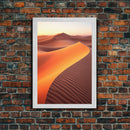 Desert Ladscape, Sand Dunes Art Print, Desert Art, Canvas Print, Wall Art, Vertical Art, Office Wall Decor, Landscape Print, Family Room Art