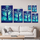 Yggdrasil, Nordic Mythology, Tree of Life, Framed Canvas Print, Ready To Hang Framed Wall Art, Living Room Wall Hanging