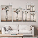 Rustic Farmhouse Home Decor, Windmill Photography Photo Print Art, Rustic Industrial Farmhouse Wall Art Picture, Country Landscape Picture