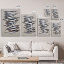 Sardines Art Print - Framed Canvas Art - Oil Painting Still Life Print - French Kitchen Art - Restaurant Art - Boho Farmhouse Decor