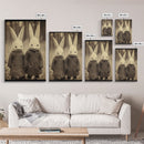 Spooky Art Print, Horror Art Print, Dark Wall Art, Creepy Wall Art, Occult Art, Canvas Wall Print, Wall Art, Vertical Print, Room Decor