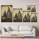 Horror Decor, Spooky Room Decor, Spooky Halloween, Dark Wall Art, Occult Art, Canvas Print, Wall Art, Vertical Print, Home Decor, Wall Decor