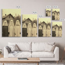 Ghost Art Print, Haunted House Art, Horror Art Print, Spooky Room Decor, Canvas Print, Wall Art, Vertical Print, Home Decor, Wall Decor