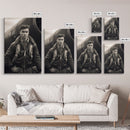 World War 2, Vintage Photo, Aviation Wall Art, Pilot Wall Art, Canvas Print, Wall Art, Vertical Print, Gift For Him, Office Wall Art