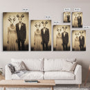 The Cult Of The Ram, Creepy Halloween Wall Art, Framed Canvas Print, Occult Art, Dark Academia, Creepy Photography