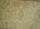 Beige and Olive Wool Area Rug 2x3 - Traditional Hand Knotted Oushak
