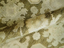 Hand-Knotted Traditional Oushak Wool Area Rug 2x3 - Olive Beige Gray by The Rug Decor