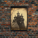 Horror Art, Occult Art, Goth Wall Art, Witch Wall Decor, Black And White Art, Canvas Print, Wall Art, Vertical Print, Home Decor, Wall Decor