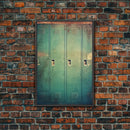 Locker Decor, Rustic Wall Decor, Minimalist Wall Art, Canvas Print, Wall Hanging, Portrait Art, Trendy Wall Art, Modern Prints, Room Decor