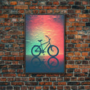 Retro 1980s Bike Canvas Print, Bicycle Art, Framed Wall Art, Fine Art Photography Print, Retro Inspired Wall Decor, Man Cave Art, Office Art