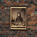 Spooky Room Decor, Gothic Wall Decor, Horror Art, Dark Fantasy, Occult Art, Canvas Print, Wall Art, Vertical Print, Home Decor, Wall Decor