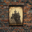Horror Art, Occult Art, Goth Wall Art, Witch Wall Decor, Black And White Art, Canvas Print, Wall Art, Vertical Print, Home Decor, Wall Decor