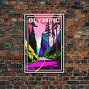 Olympic National Park, America Poster, Washington State, Travel Wall Print, Travel Poster, Travel Wall Art, Canvas Wall Print
