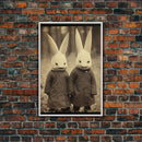 Spooky Art Print, Horror Art Print, Dark Wall Art, Creepy Wall Art, Occult Art, Canvas Wall Print, Wall Art, Vertical Print, Room Decor